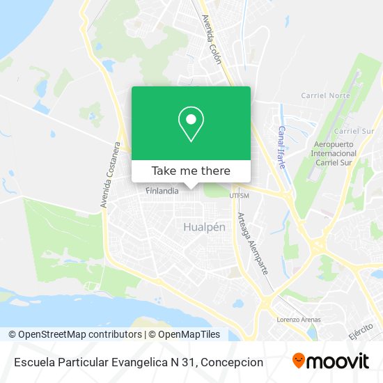 Escuela Particular Evangelica N 31 map
