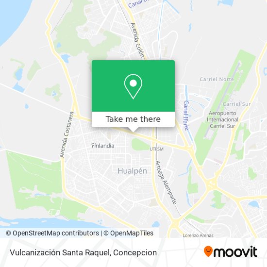 Mapa de Vulcanización Santa Raquel