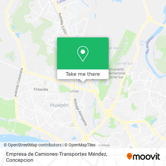 Empresa de Camiones-Transportes Méndez map