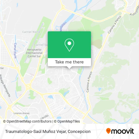 Mapa de Traumatologo-Saúl Muñoz Vejar
