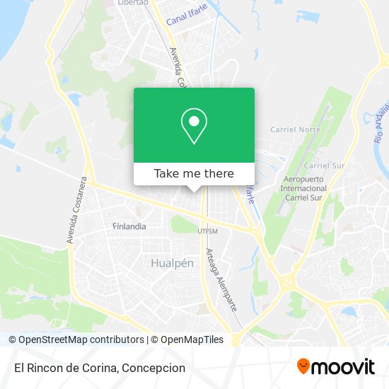 El Rincon de Corina map