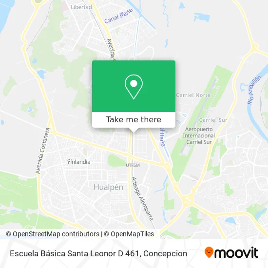 Mapa de Escuela Básica Santa Leonor D 461