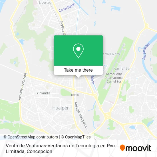 Venta de Ventanas-Ventanas de Tecnologia en Pvc Limitada map