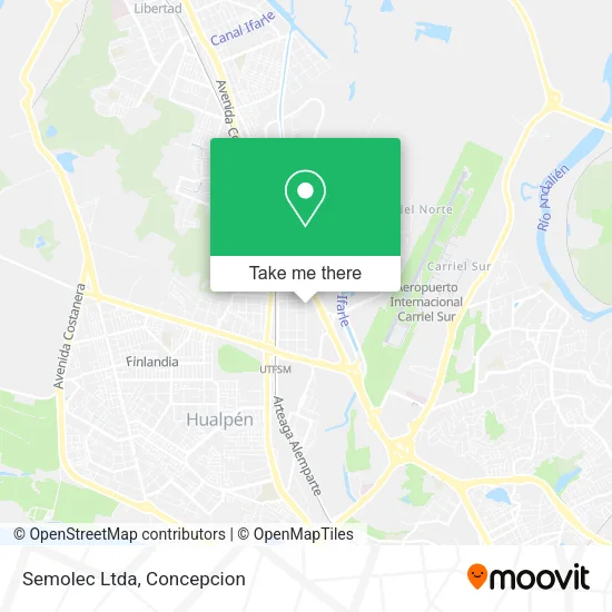 Mapa de Semolec Ltda