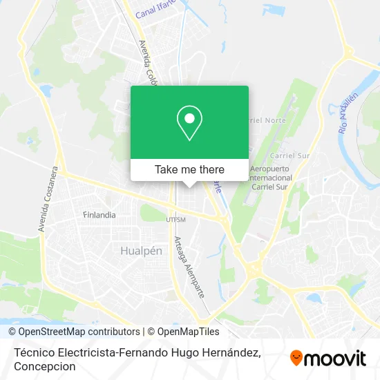 Técnico Electricista-Fernando Hugo Hernández map
