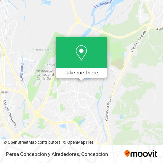 Persa Concepción y Alrededores map