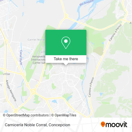 Mapa de Carnicería Noble Corral