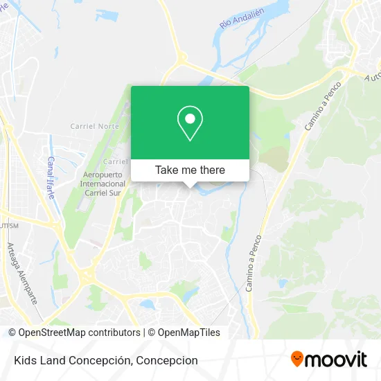 Kids Land Concepción map