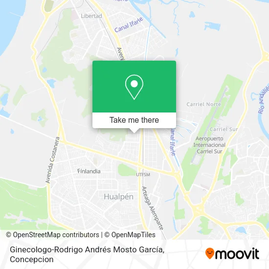 Mapa de Ginecologo-Rodrigo Andrés Mosto García