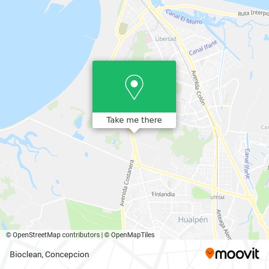 Bioclean map