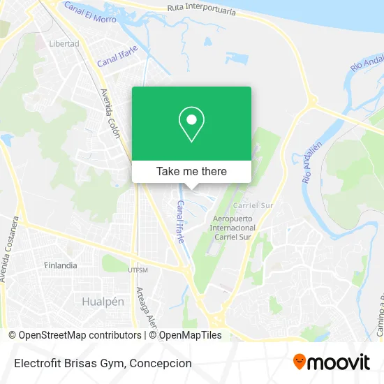 Electrofit Brisas Gym map