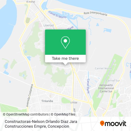 Constructoras-Nelson Orlando Diaz Jara Construcciones Empre map