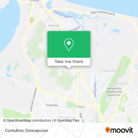Contulmo map