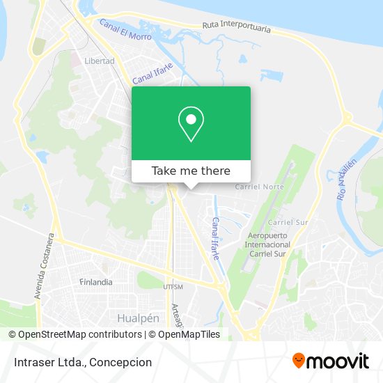 Mapa de Intraser Ltda.