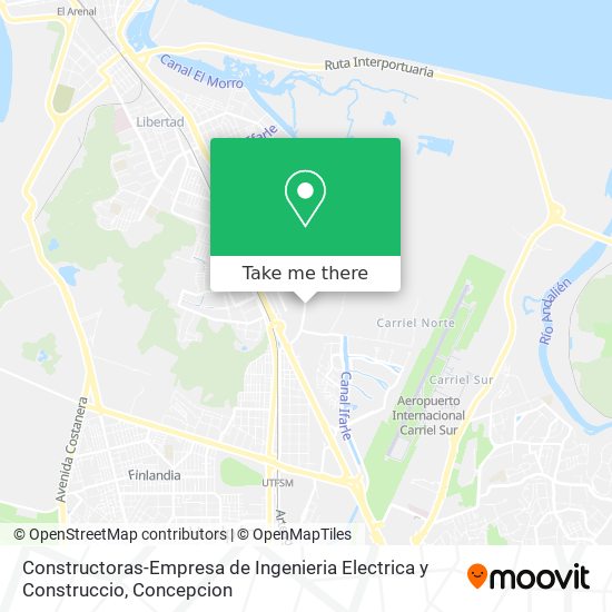 Constructoras-Empresa de Ingenieria Electrica y Construccio map