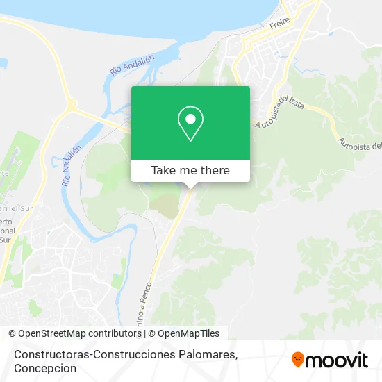 Mapa de Constructoras-Construcciones Palomares