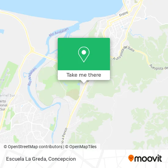 Escuela La Greda map