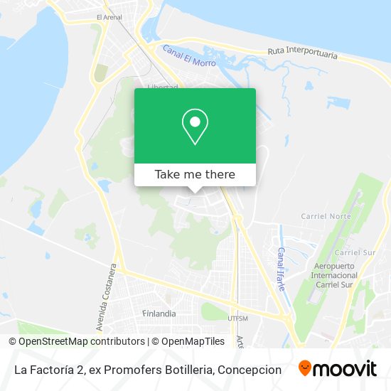 La Factoría 2, ex Promofers Botilleria map