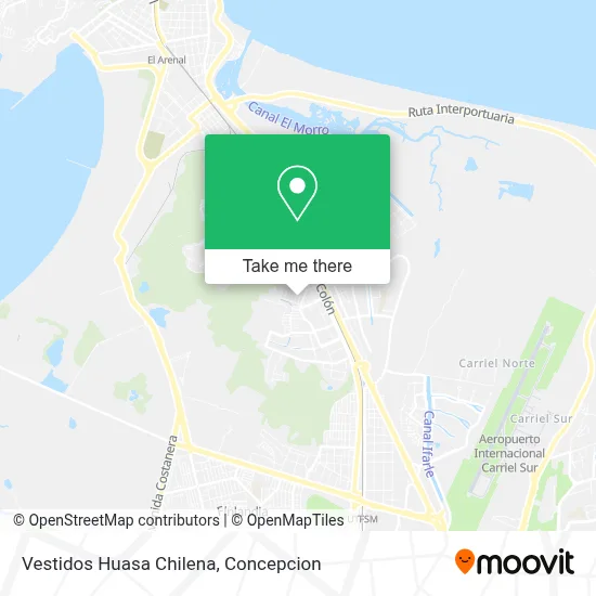 Vestidos Huasa Chilena map