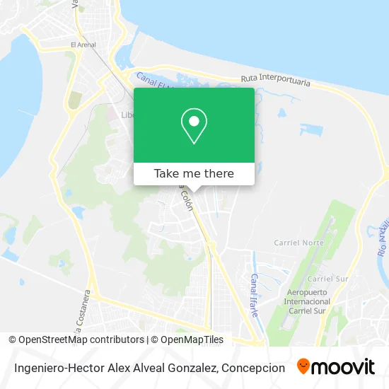 Ingeniero-Hector Alex Alveal Gonzalez map
