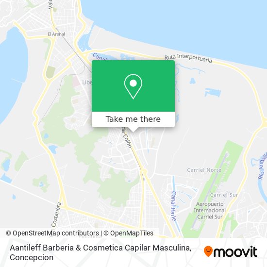 Mapa de Aantileff Barberia & Cosmetica Capilar Masculina