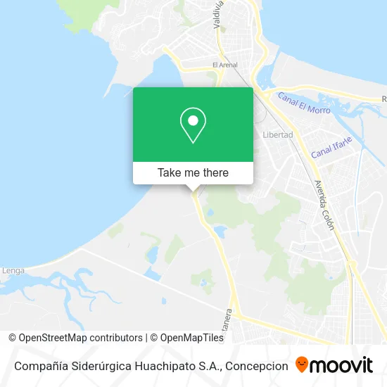 Mapa de Compañía Siderúrgica Huachipato S.A.