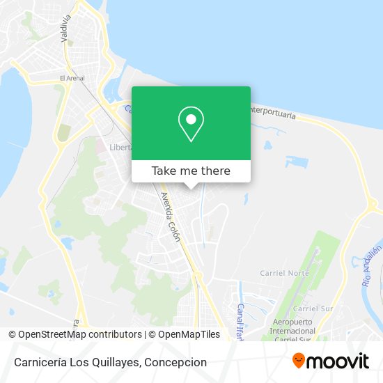 Carnicería Los Quillayes map
