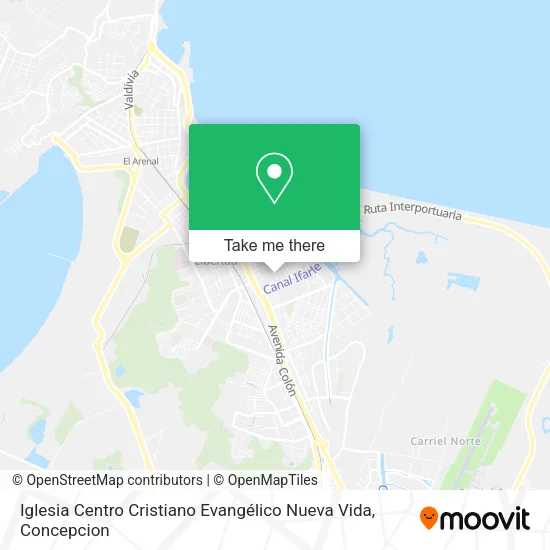 Mapa de Iglesia Centro Cristiano Evangélico Nueva Vida