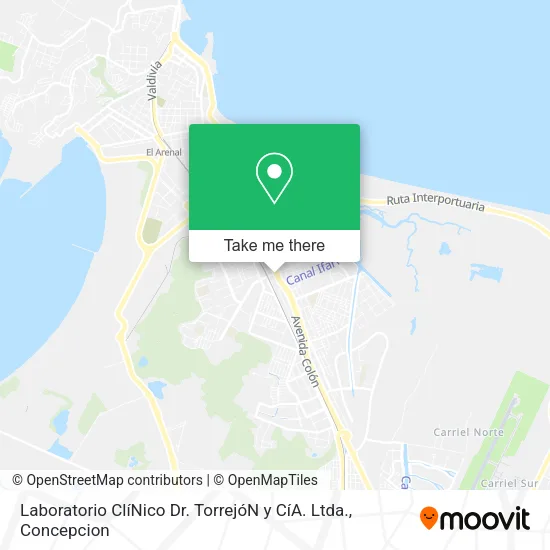 Laboratorio ClíNico Dr. TorrejóN y CíA. Ltda. map