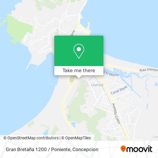 Mapa de Gran Bretaña 1200 / Poniente