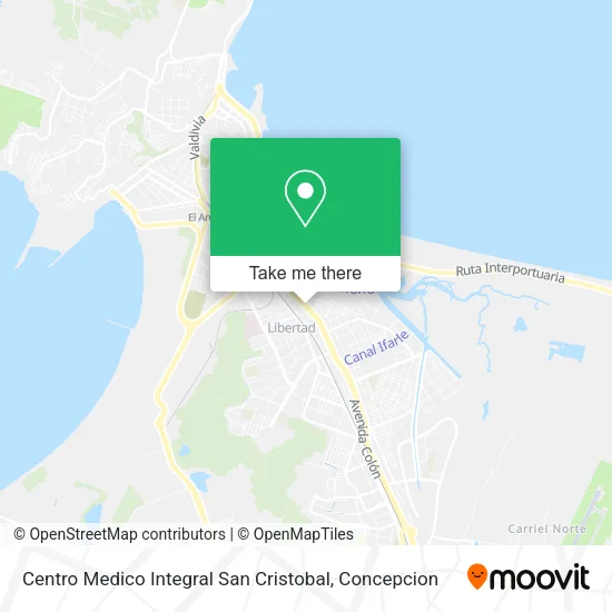 Mapa de Centro Medico Integral San Cristobal