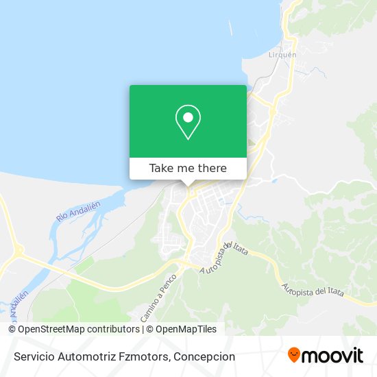 Servicio Automotriz Fzmotors map