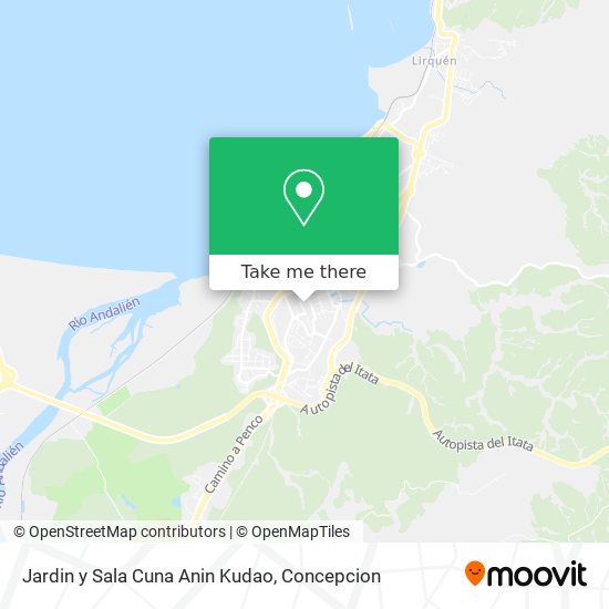 Mapa de Jardin y Sala Cuna Anin Kudao