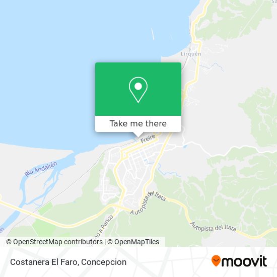 Mapa de Costanera El Faro