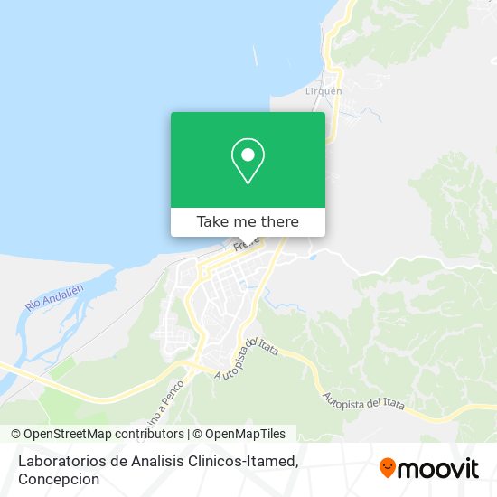 Mapa de Laboratorios de Analisis Clinicos-Itamed
