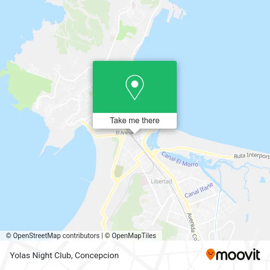 Mapa de Yolas Night Club