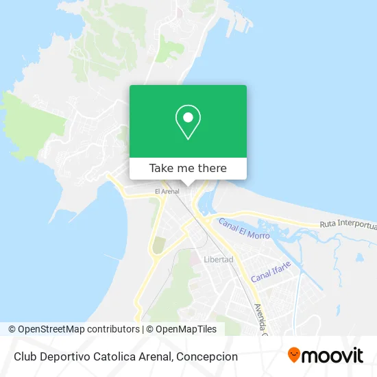 Club Deportivo Catolica Arenal map