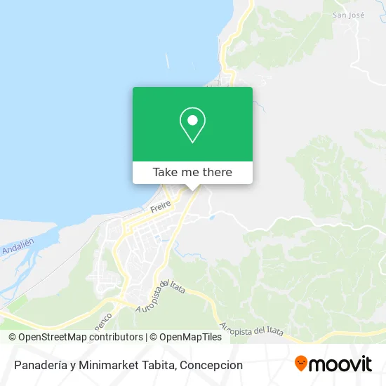Mapa de Panadería y Minimarket Tabita