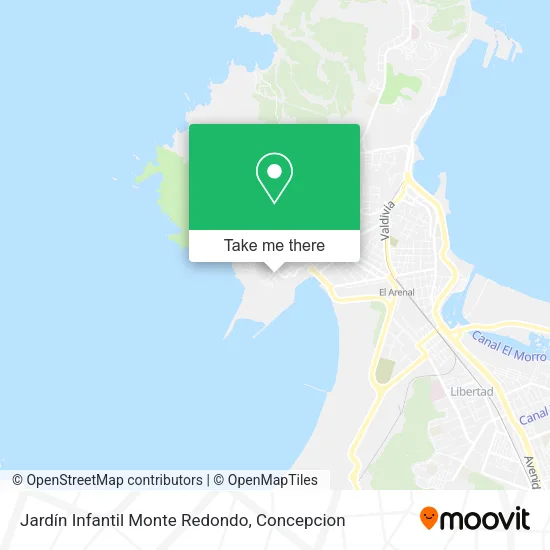 Mapa de Jardín Infantil Monte Redondo