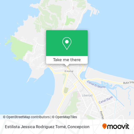 Estilista Jessica Rodriguez Tomé map