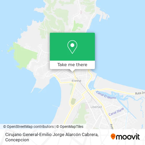 Mapa de Cirujano General-Emilio Jorge Alarcón Cabrera