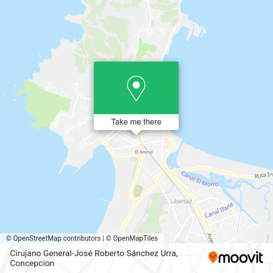 Mapa de Cirujano General-José Roberto Sánchez Urra