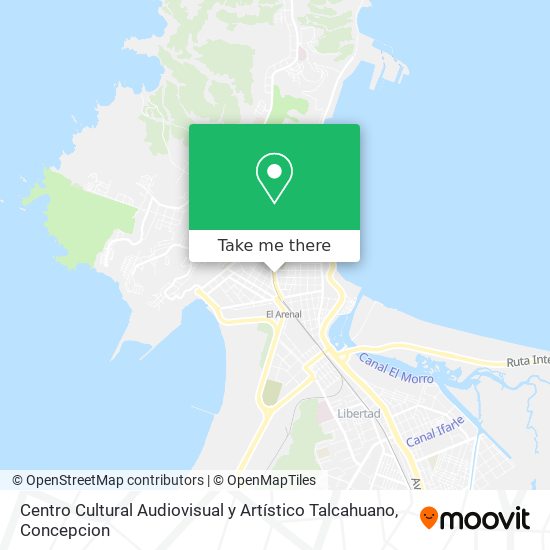 Centro Cultural Audiovisual y Artístico Talcahuano map