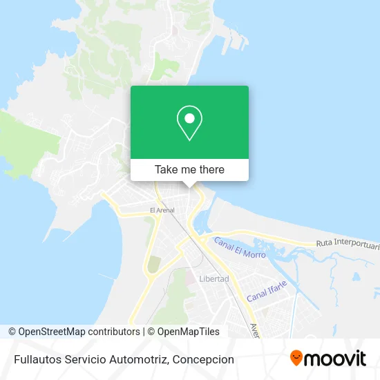 Mapa de Fullautos Servicio Automotriz