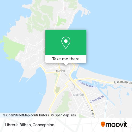Mapa de Librería Bilbao