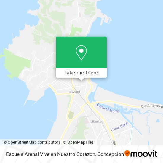 Escuela Arenal Vive en Nuestro Corazon map