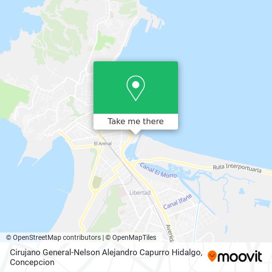 Cirujano General-Nelson Alejandro Capurro Hidalgo map