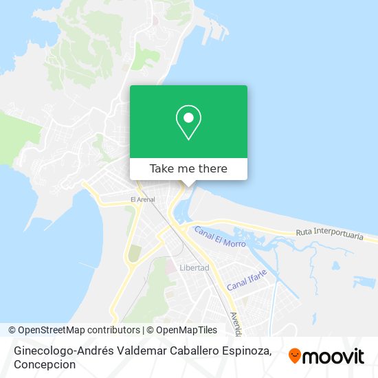 Ginecologo-Andrés Valdemar Caballero Espinoza map