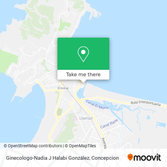 Ginecologo-Nadia J Halabi González map
