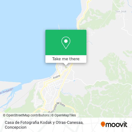Mapa de Casa de Fotografia Kodak y Otras-Canesaa